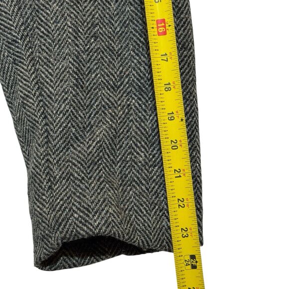 Vintage 80s Westchester Classics Men’s Herringbone Faux Fur Lined Coat Made USA - Picture 12 of 16